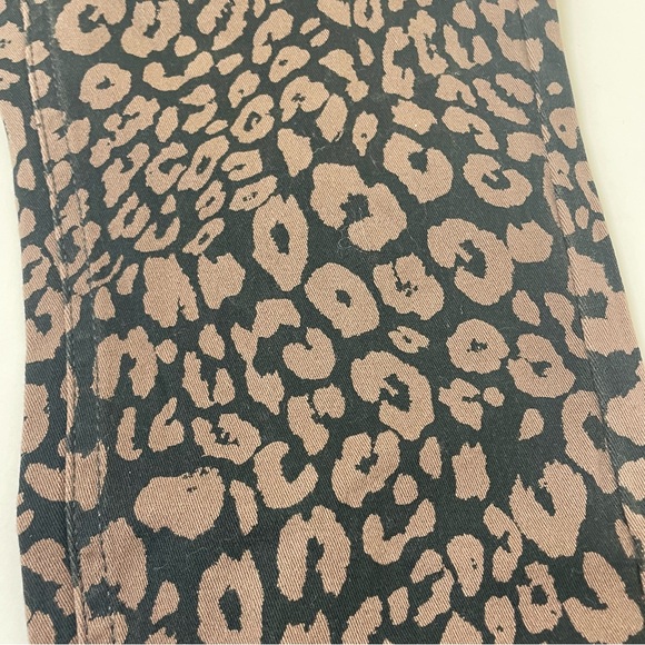Sanctuary Brown Leopard Cropped Pant Size 27 - Picture 10 of 13